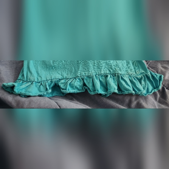 Sequined Cherokee Girls Aqua Rock Top - Picture 7 of 7